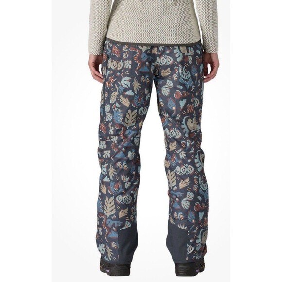 Patagonia Insulated Powder Town Ski Snow Pants Women's Size XL Across Oceans NWT - Picture 3 of 11